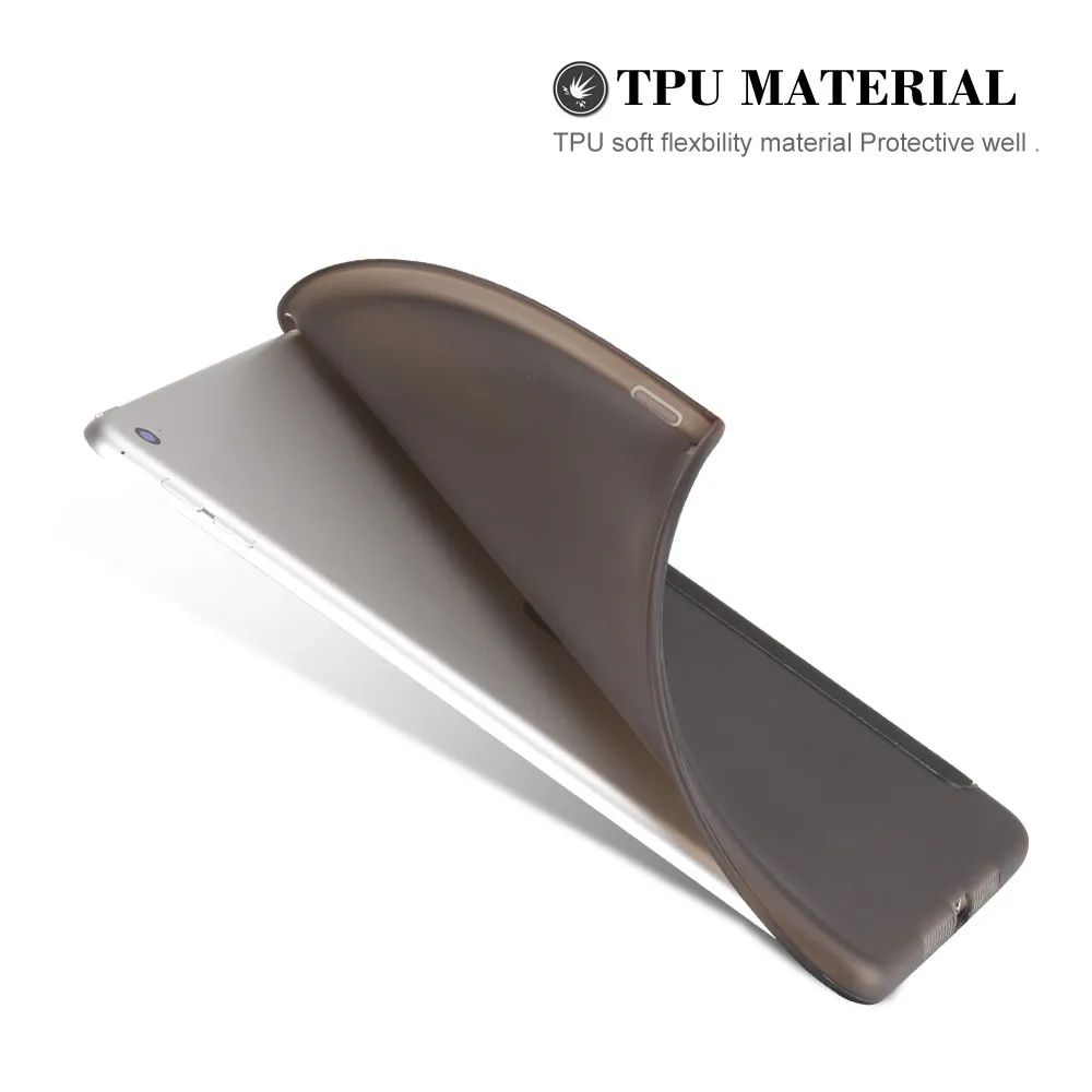 PU leather folio case Soft TPU Back cover for iPad mini 4 tablet case07