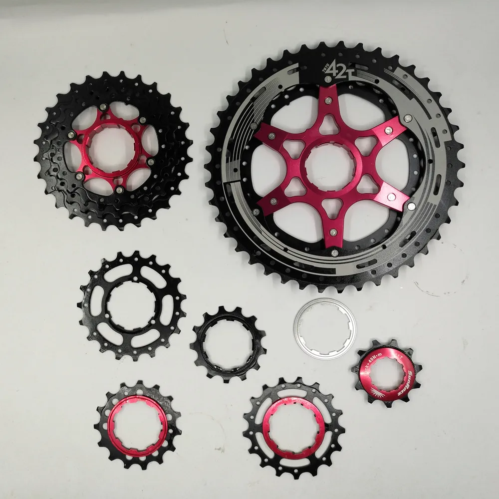 Кассета для скоростного велосипеда sunгоночный 11 42T|cycle freewheel|bicycle freewheelroad bike cassette |