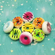 

1pc 5CM Squishy Antistress Simulation Donuts Phone Straps Squishy Antistress Random Slow Rising Squeeze Squishy Gift