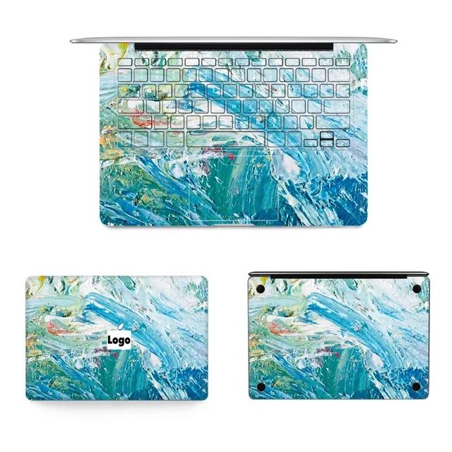 Luxury Oil Painting Skin Laptop Top Keyboard Bottom Vinyl Decal Full Luxury Oil Painting Skin Laptop Top Keyboard Bottom Vinyl Decal Full Sticker For Macbook