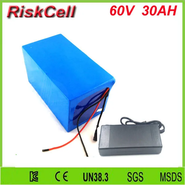 Free Customs taxes 60v 30ah high power rechargeable 26650 battery pack 60 volt 3000W  lithium battery for solar system /UPS