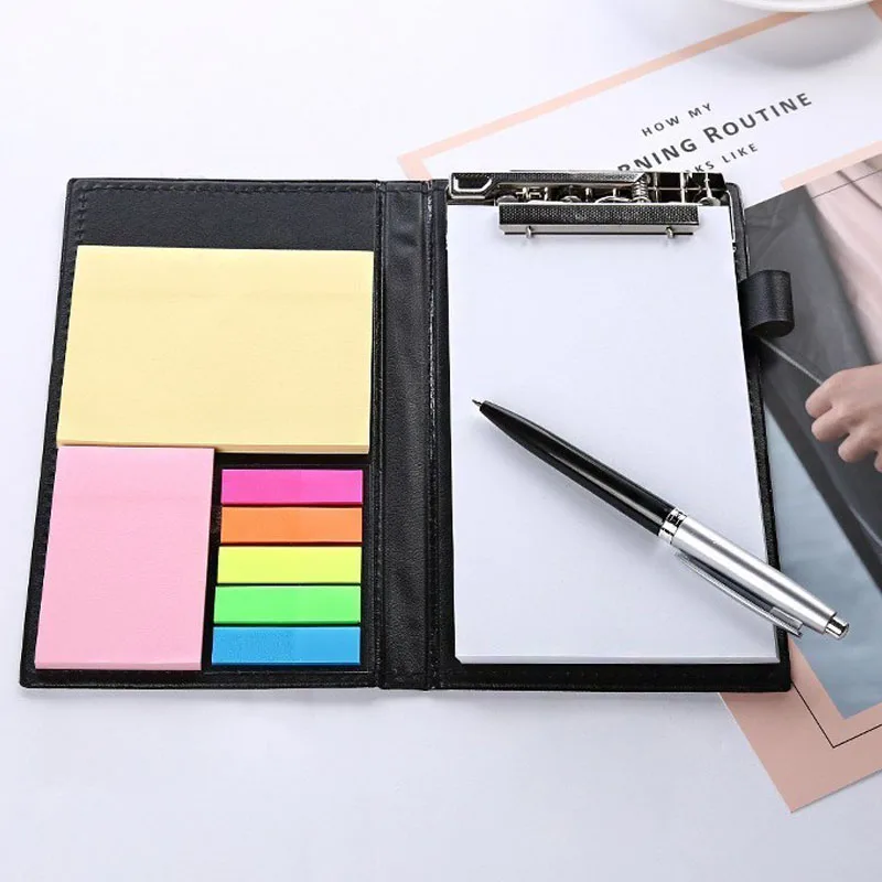 

1 PC Creative Planner Notebook Leather Sketchbooks Sticky Note Bullet Journal Memo Pad Notepad School Stationary Supplies 016039