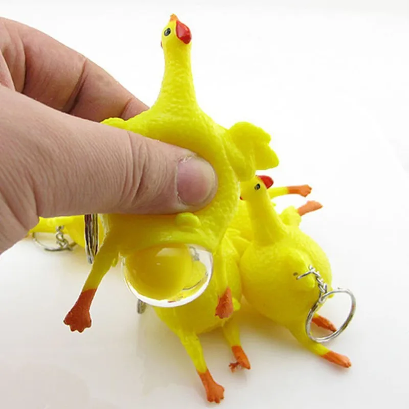 Слизня антистрессовая мягкая Oyuncak сжимающая антистрессовая курица пародийная игрушка вентиляция яиц-несушек курицы слизи мяч игрушки