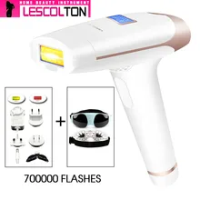 700000 раз 3 в 1 lescolton depilador лазер IPL эпилятор для удаления волос ЖК-дисплей лазерная машина постоянного бикини триммер