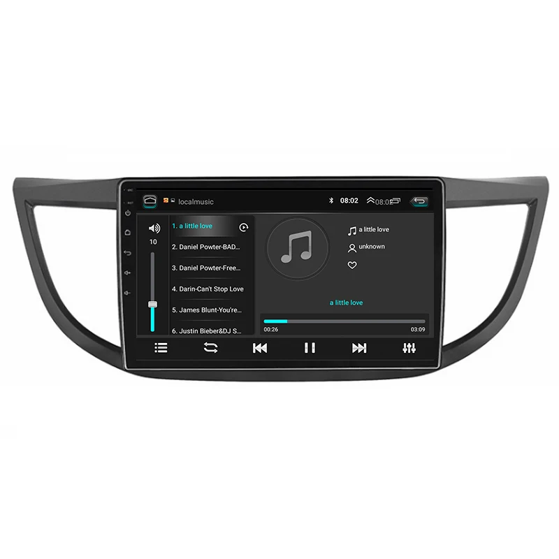 Сенсорный экран Android 2 Гб ОЗУ 32 ПЗУ автомобильный dvd плеер gps навигация для HONDA CRV 2012
