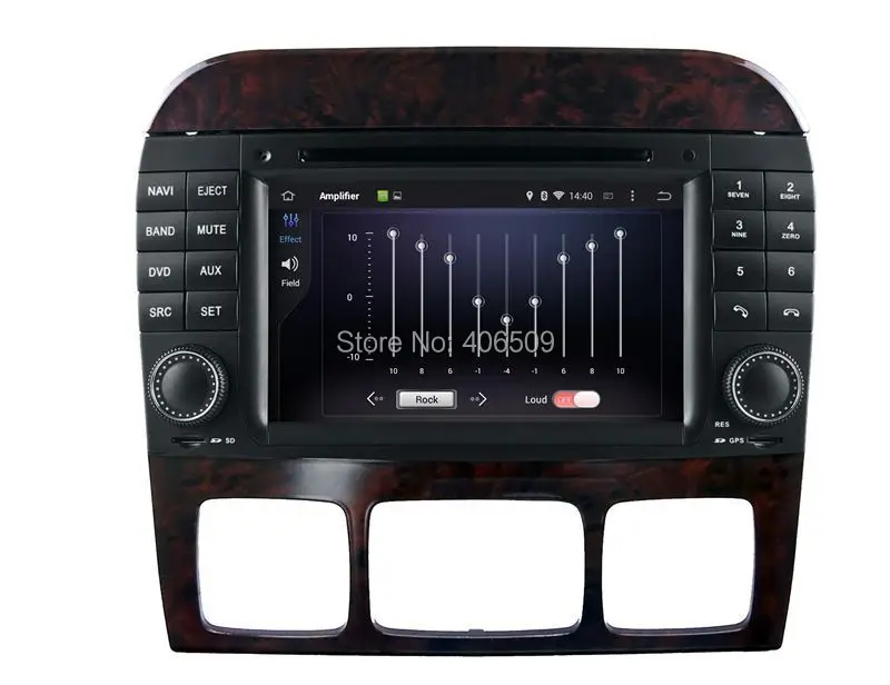 Flash Deal Android 8.0 Car DVD Player for Mercedes Benz S W220 S280 S320 S350 S400 S430 S500 with GPS Navigation Radio BT SD 4Core 4G+32G 4