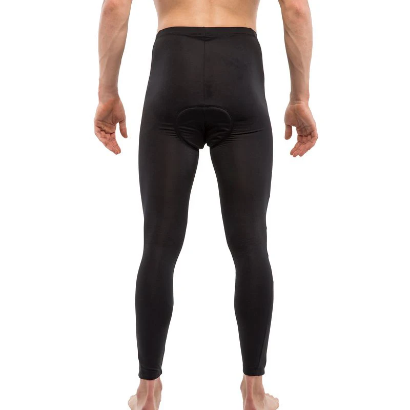 

Cycling pants men and women winter outdoor sports trousers stretch breathable self-cultivation pure Lycra black quick dry