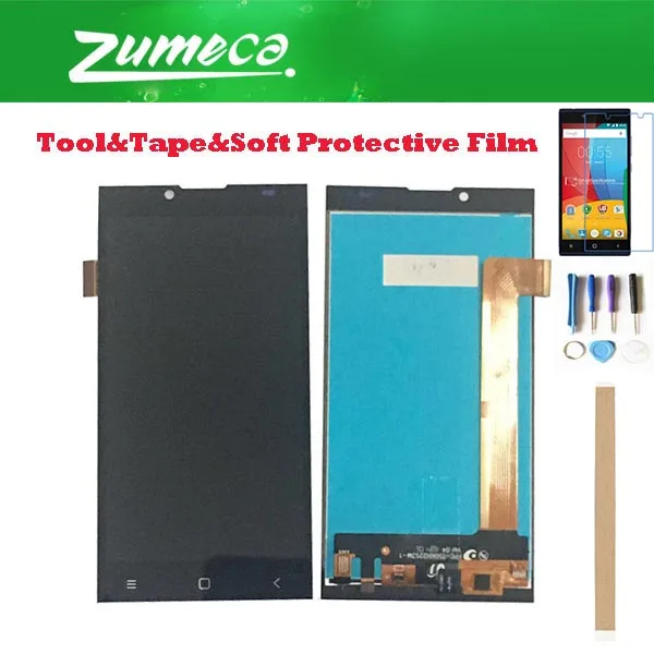 

High Quality For Prestigio Grace Q5 PSP5506 Duo PSP 5506 PSP5506 LCD Display Screen+Touch Screen Digitizer Black Color With Kits