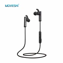 Moveski D300L Беспроводные спортивные наушники Встроенный микрофон Bluetooth 4,2 наушники гарнитуры безопасная посадка для спорта для тренировок в тренажерном зале