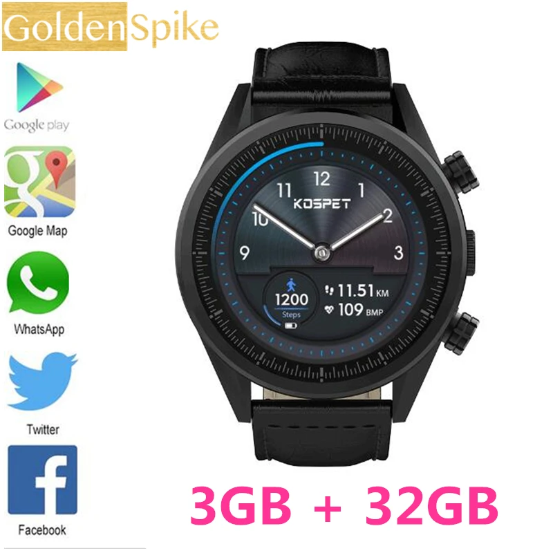 GOLDENSPIKE Hope Android 7.1.1 3GB + 32GB Dual 4G 1 39 &quotAMOLED wifi/gps/ГЛОНАСС 8.0MP IP67 Водонепроницаемый MT6739