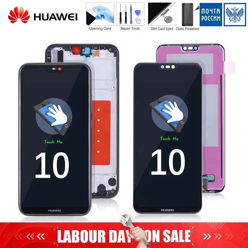 

10-Touch HUAWEI P20 Lite Display Touch Screen Original LCD for HUAWEI P20 Lite LCD Display with Frame Replace ANE-lx1 Nova 3e
