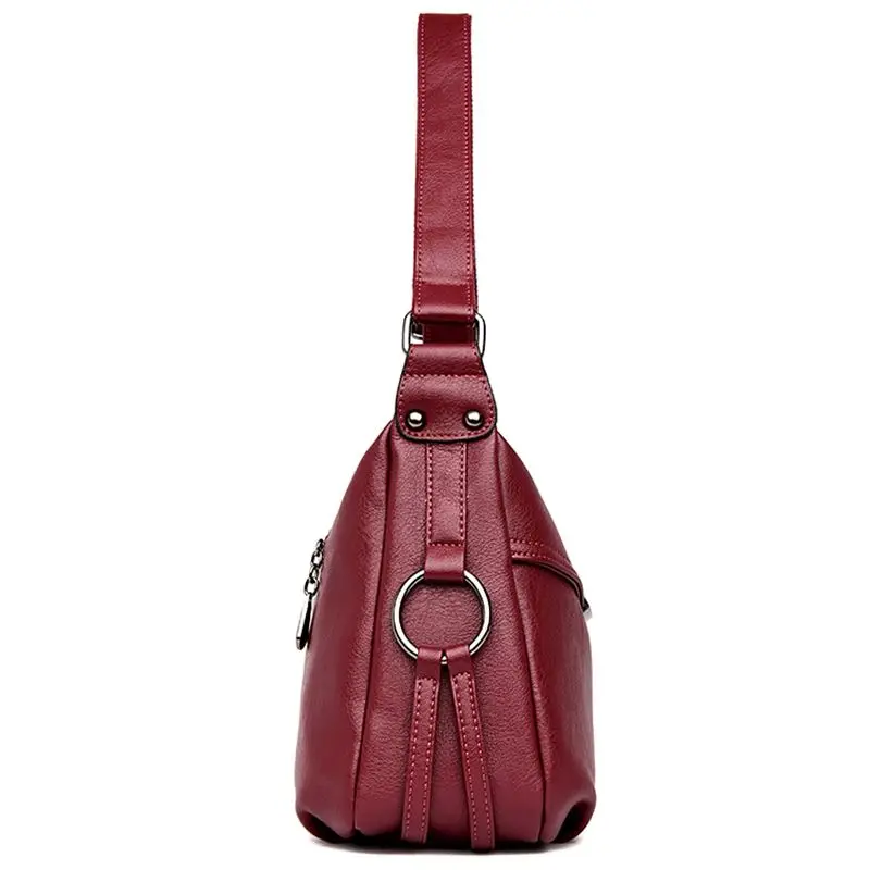 2018 جديد أزياء خليط جلد طبيعي حقائب النساء حقائب الكتف أكياس Crossbody للنساء الجلود حقيبة يد فاخرة