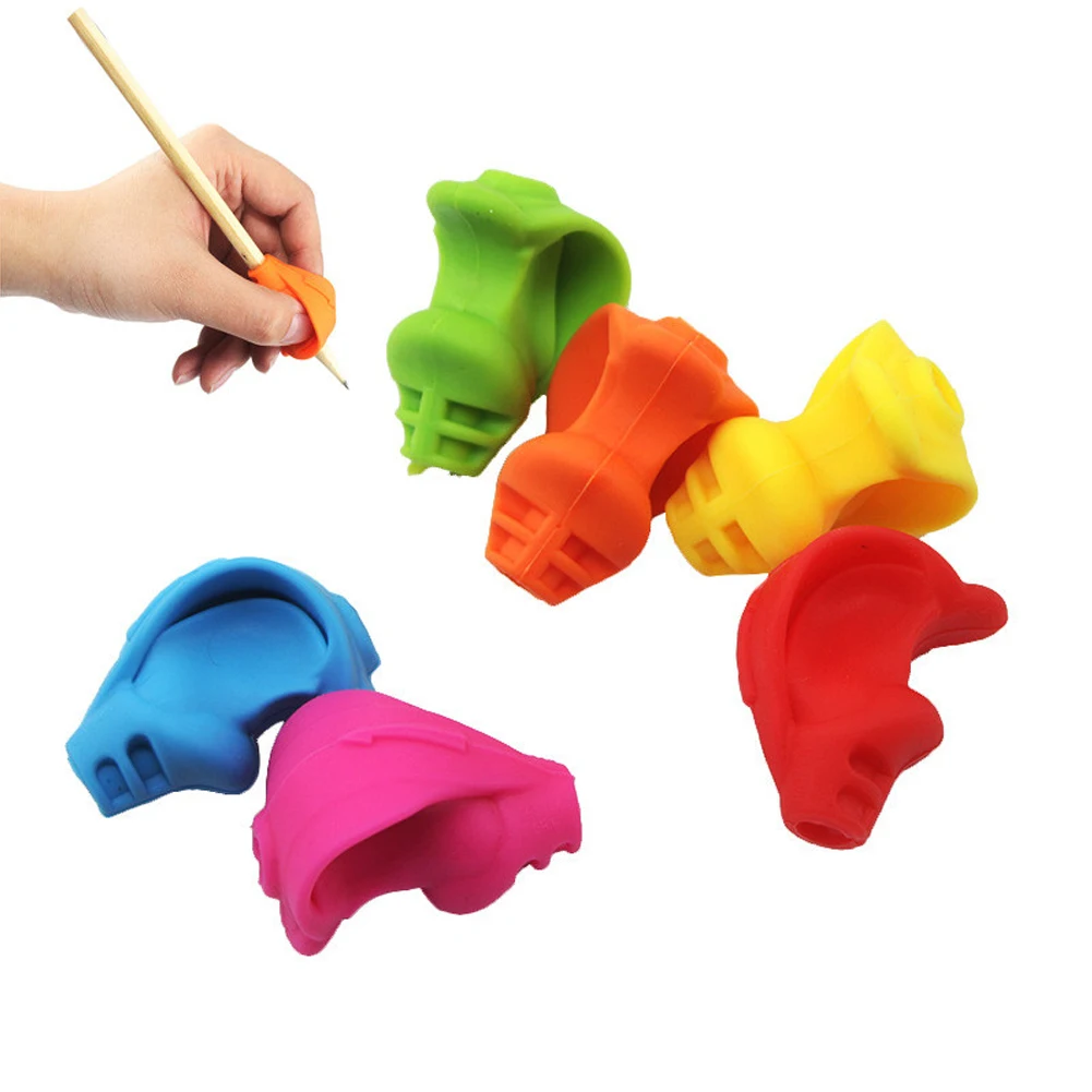 

Writing Aid School Supplies Small Silicone Grip Pen Pencil Holder Student Kids Accessories Office Gift Posture Correction