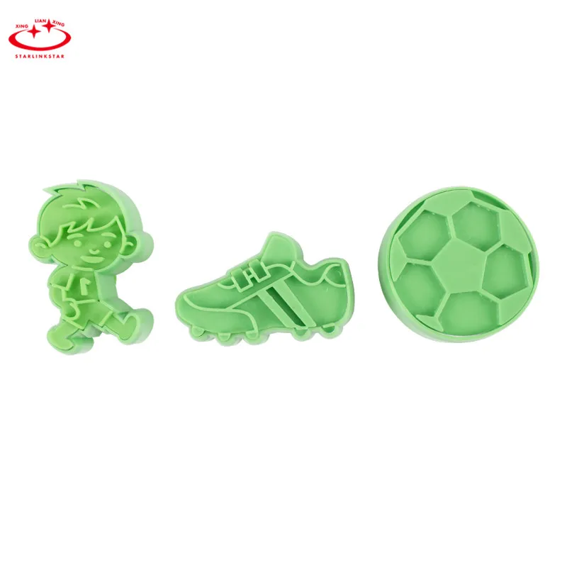 

Wonderful Cake Tool "Guitar Girl Boy Horse Football Flower Ball "Shape Cookie Cutter Biscuit Cookie Cake Tool Fondant Press