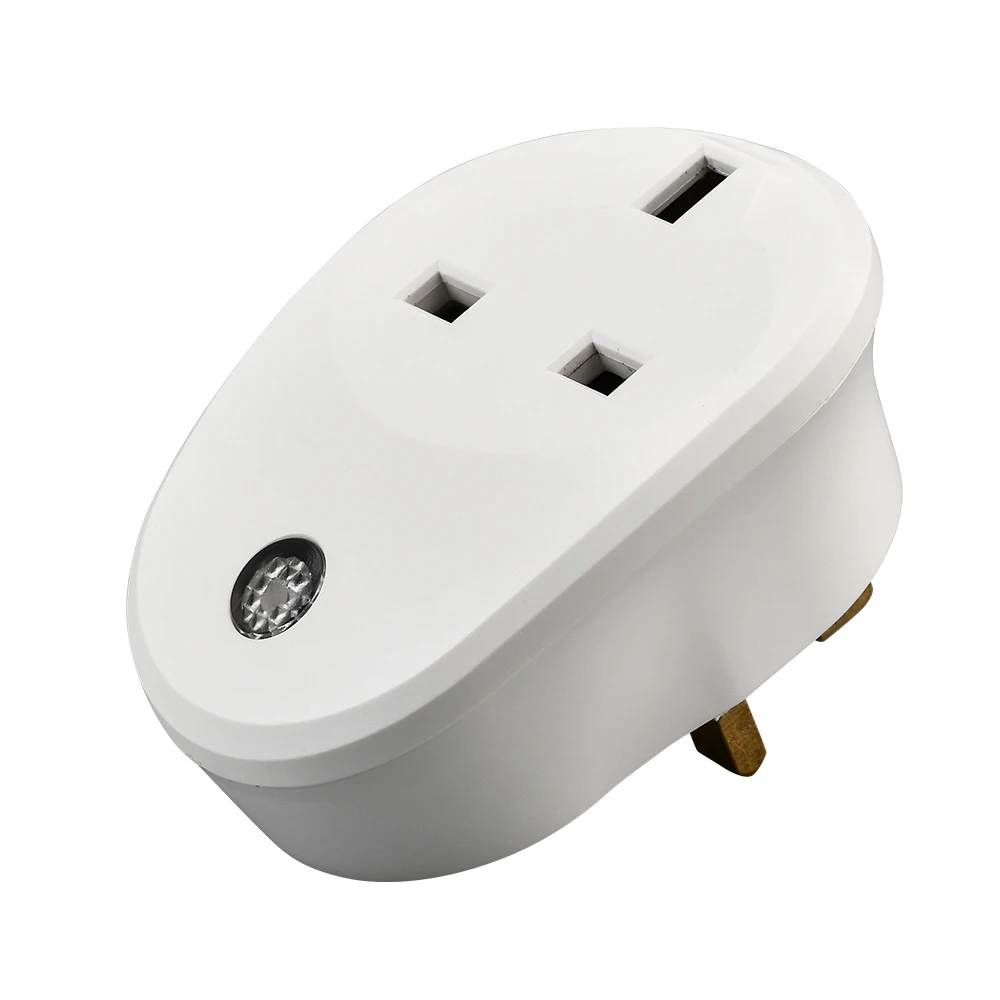 

Google 13Amp British Standar Uk Light Switch Plug Adapter with CE Wifi Amazon Hot Smart Wifi socket