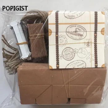 

Wedding Favors and Gifts Box Mini Suitcase Candy Box for Wedding Decoration Supplies Chocolate Boxes Sweet Bags 50