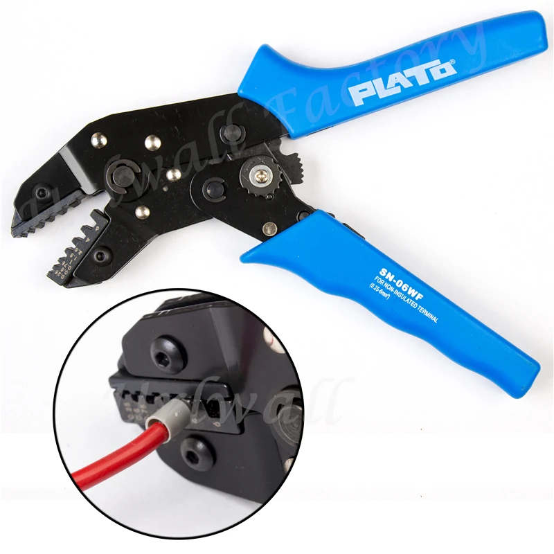 SN 06WF Multi Cable Wire Crimper Pliers for Insulated Cord Pin End