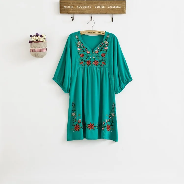 vintage plus size mexican dress