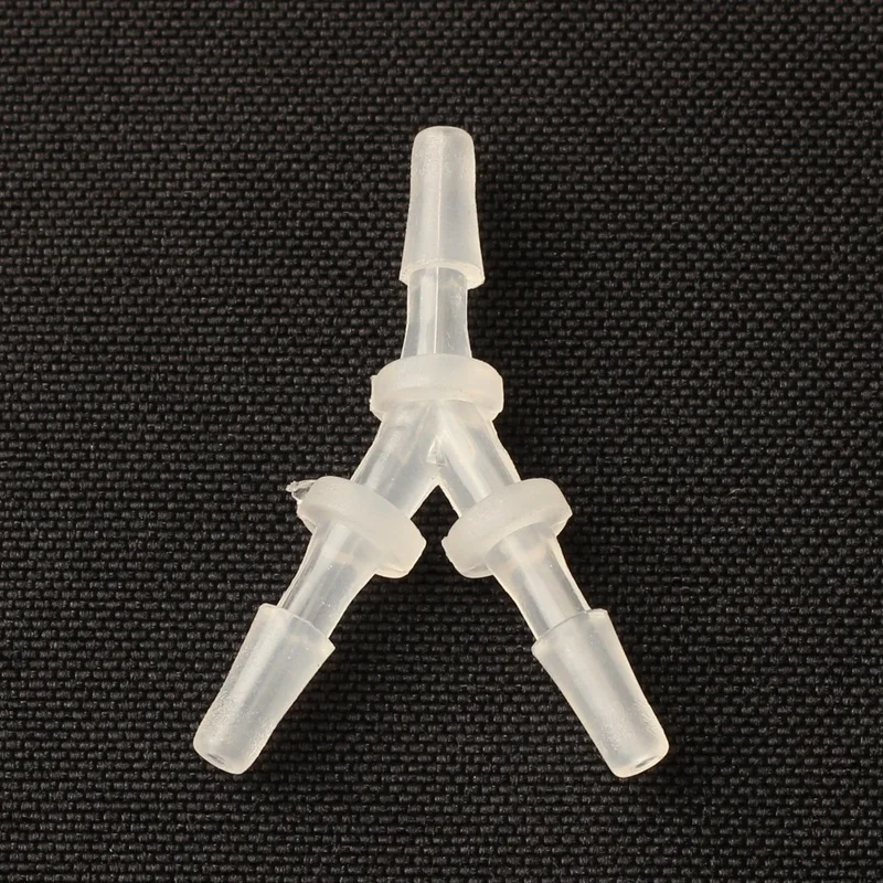 10pcs/Lot PE Y Type Equal Tee Connectors Hose Fittings Watering Irrigation Home Aquarium Fish