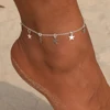 Vienkim – Bracelet de cheville, pendentif étoile, chaîne de pied, plage, Yoga, été, breloque, bijoux cadeau ► Photo 2/6