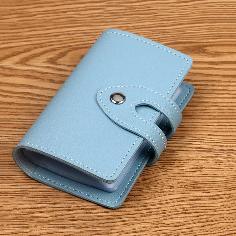 

Men Women 26 Slot Wallet PU Leather Multi-card Hand Holding Purse Credit Card Holder Organizer Popular