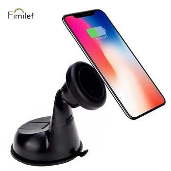 

Femilef New Auto Magnet Car Phone Holder for IPhone Samsung Smartphone Desk Stand Holder Windshield Dashboard Suction Cup Mount