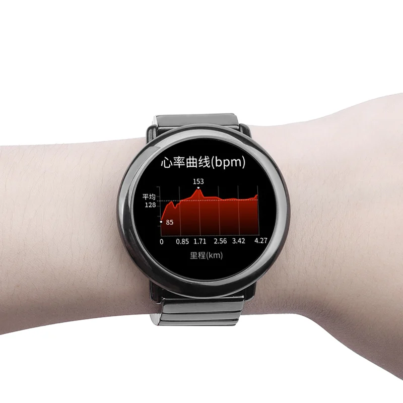 

For AMAZFIT sports watch Ceramic strap Compatible band width 22mm watch Folding buckle adjustable size AMAZFIT watch strap