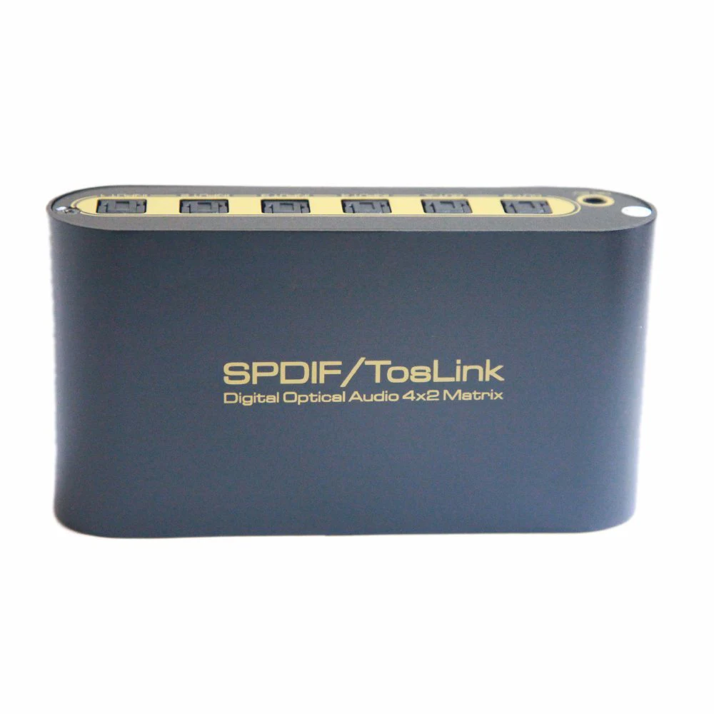 KSOL SPDIF TOSLINK Digital Optical Audio 3x1 Switch with Remote Control (Three Inputs one Output) (SPDIF 4x2) Black KSOL SPDIF TOSLINK Digital Optical Audio 3x1 Switch with Remote Control (Three Inputs one Output) (SPDIF 4x2) Black