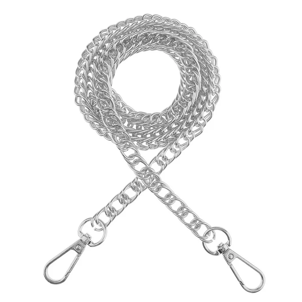 120cm Metal Chain Bag Straps Luxury Chain for Correa Bolso Shoulder Cross Body Bag Handbag Purse Obag Strap Accessories GUN