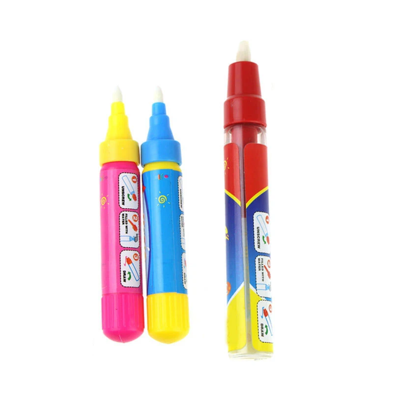 Jenilily 1 шт. американская ручка для рисования воды замена нетоксичный водный магический рисунок ручка для дошкольного образования игрушка для рисования - Цвет: 1pc big 2pcs small