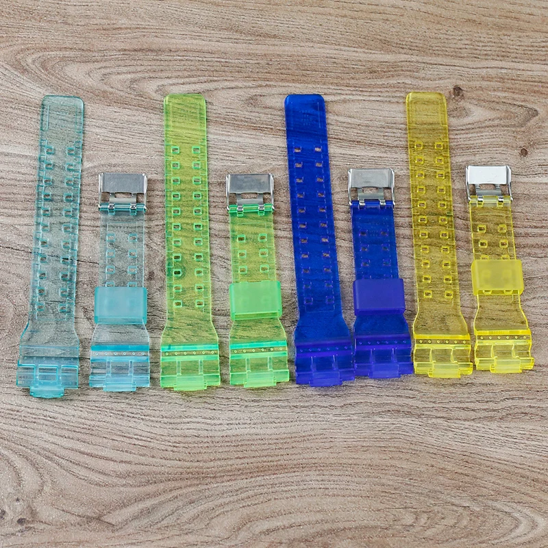 Men's Watch Accessories GA110 Series Strap for GSHOCK Resin Transparent Strap GD 120 GA 100 GA 110 GA 100C Waterproof Strap Men's Watch Accessories GA110 Series Strap for GSHOCK Resin Transparent Strap GD 120 GA 100 GA 110 GA 100C Waterproof Strap