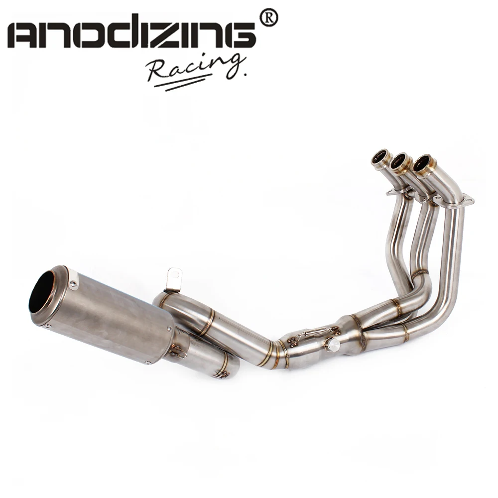 FOR FZ 09 MT-09 Motorcycle Modified Full System Connecting pipe with Muffler FOR YAMAHA FZ 09 MT09 2014-2017 (not for Tracer) FOR FZ 09 MT-09 Motorcycle Modified Full System Connecting pipe with Muffler FOR YAMAHA FZ 09 MT09 2014-2017 (not for Tracer)
