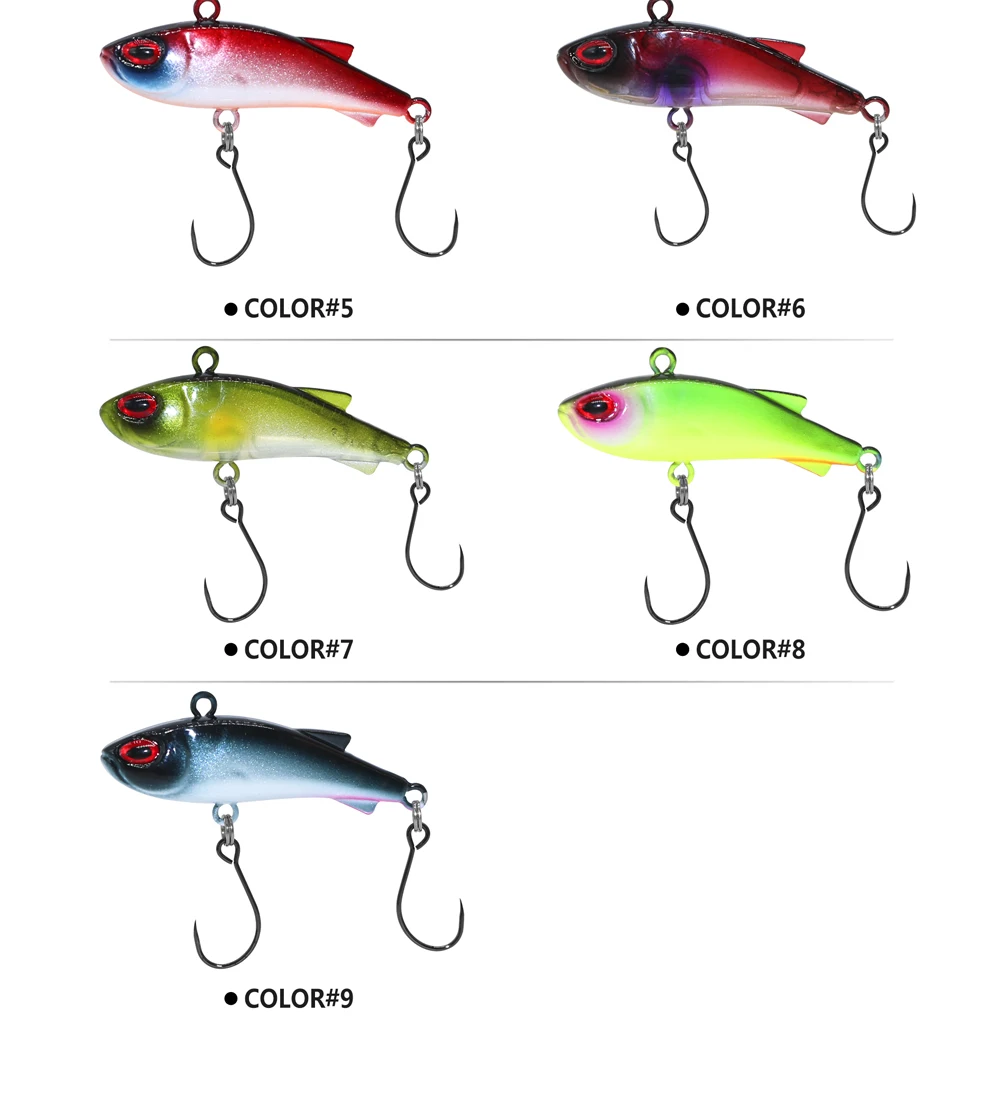 Jerry Pepper 40mm 3.3g sinking micro VIB wobblers trout crank bait fishing lures hard artificial bait all depth tackle