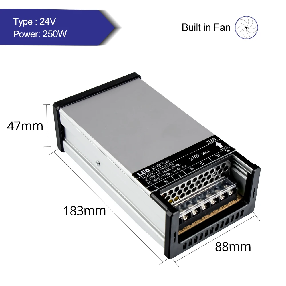 24v 250w-