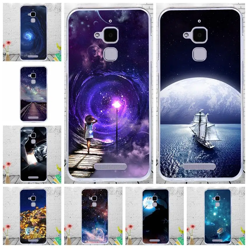 J&ampR Printing Cover For Asus Zenfone 3 Max ZC520TL X008D/Zenfone3 Pegasus horse X008 5.2 Silicone Case Flower |