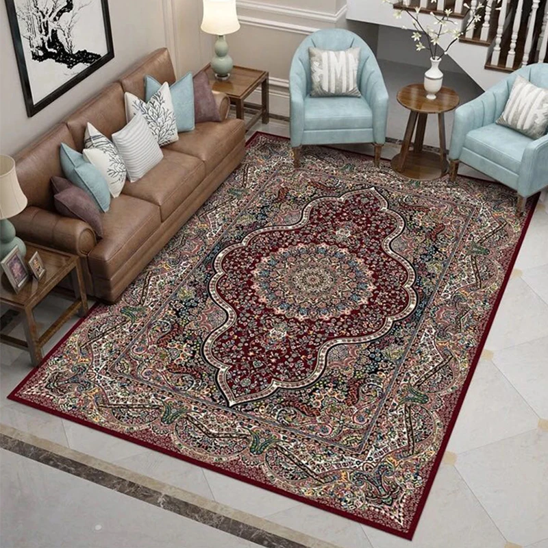 

Persian Style Carpets For Living Room 100% Polypropylene Bedroom Rugs And Carpets Turkey Study Area Rug Coffee Table Floor Mat