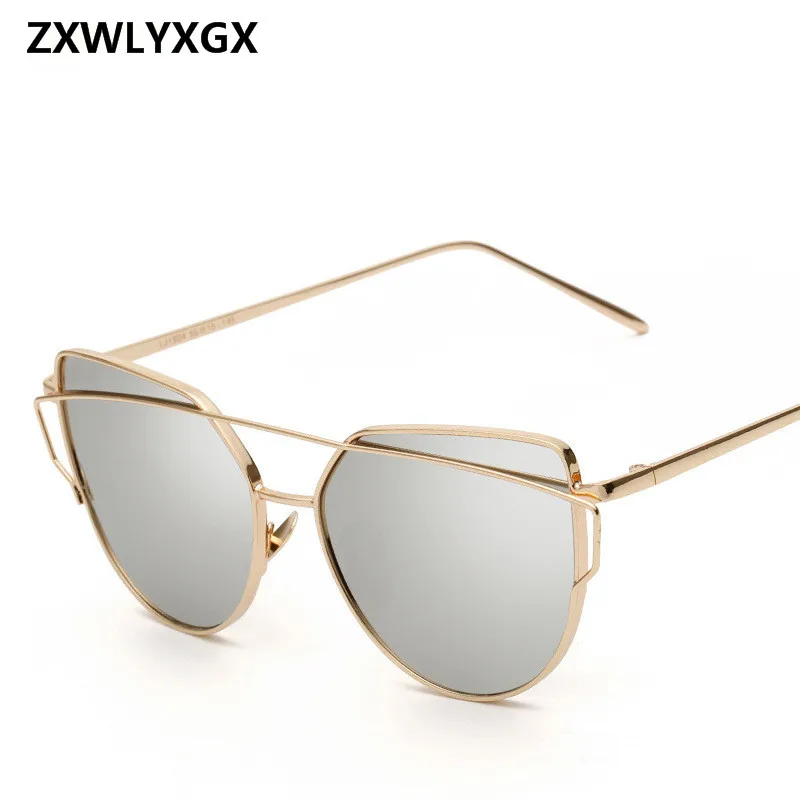 2018 Sunglasses Women Luxury Cat eye Brand Design Mirror Rose New Gold Vintage Cateye Fashion sun glasses lady Eyewear 2018 Sunglasses Women Luxury Cat eye Brand Design Mirror Rose New Gold Vintage Cateye Fashion sun glasses lady Eyewear