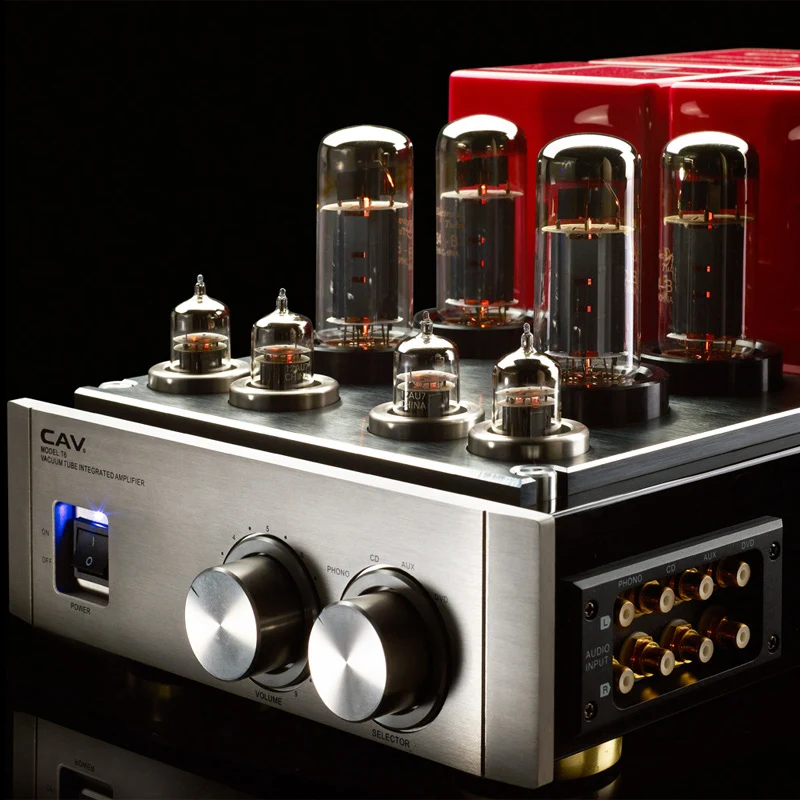 CAV T 6 Hi Fi трубный усилитель высококачественный промышленный аудио Высокоточный 2 0