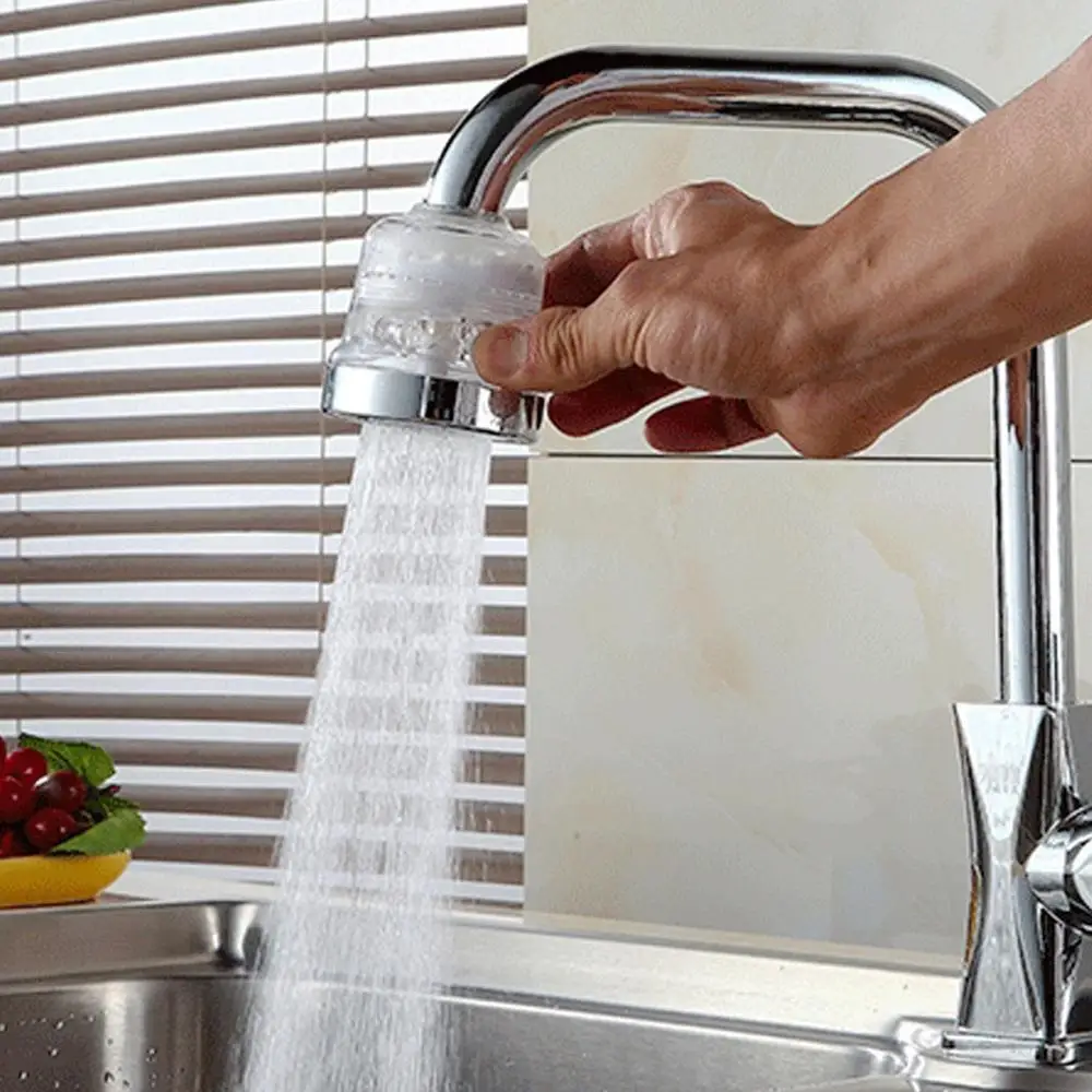 

Faucet filter mouth pressurized shower head water-saving water Kitchen Multifunction Faucet Nozzle Filter Three Mode @11