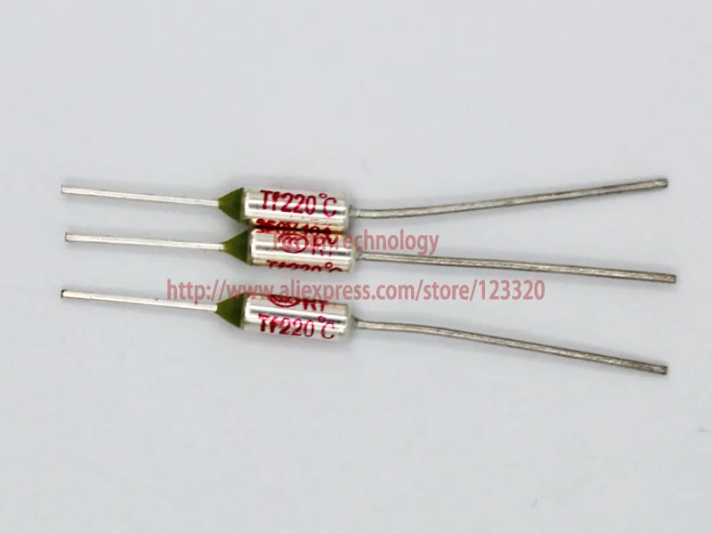 

(20pcs/lot) RY220 TF 220 Degree Celsius 220C 10A 250V Temperature Thermal Fuse