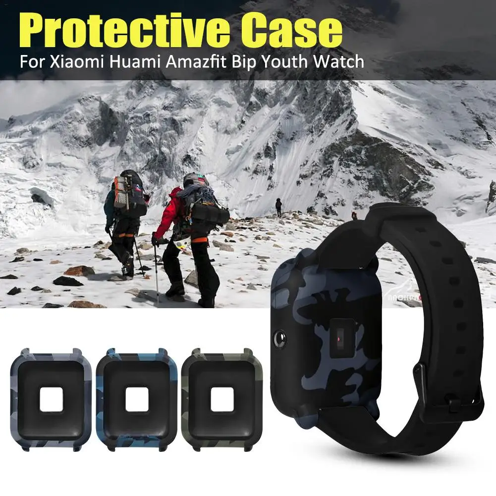

Smart Watch Protector Case Skin-Friendly Frame Soft PC Case Cover Protect Case For Xiaomi Huami Amazfit Bip Youth Watch