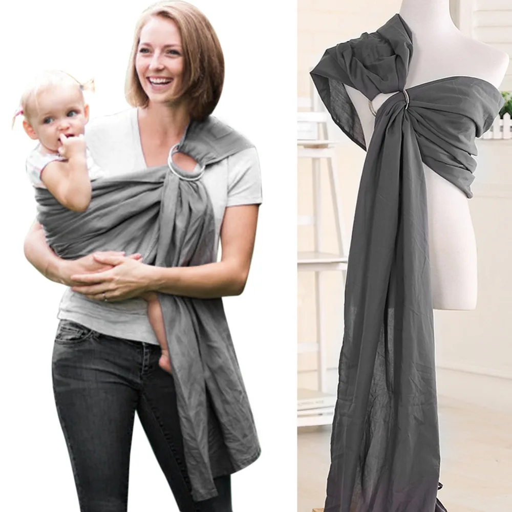 Bébé bébé écharpe enveloppement doux naturel enveloppement mode mère porte-bébé 0-2 ans respirant coton Hipseat couverture d'allaitement