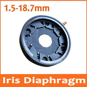 

20pcs 1.5-18.7MM Amplifying Zoom Optical Iris Diaphragm Aperture Condenser 10 Blades for Digital Camera Microscope Adapter