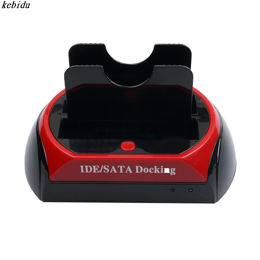 

kebidu 1PC Dual USB HDD Docking Station 2.0 2.5/ 3.5 Inch IDE SATA External HDD Box Hard Disk Drive Enclosure Card Reader 3TB