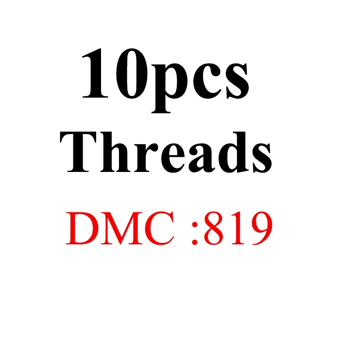 10pcs-DMC819 JOY SUNDAY, DMC819-892, многоцветные, 10 шт., 1,2 м, нитки для вышивки крестиком, хлопковое шитье, моток пряжи, нить для вышивки, набор нитей для рукоделия, SewingThread - Цвет: 10pcs-DMC819