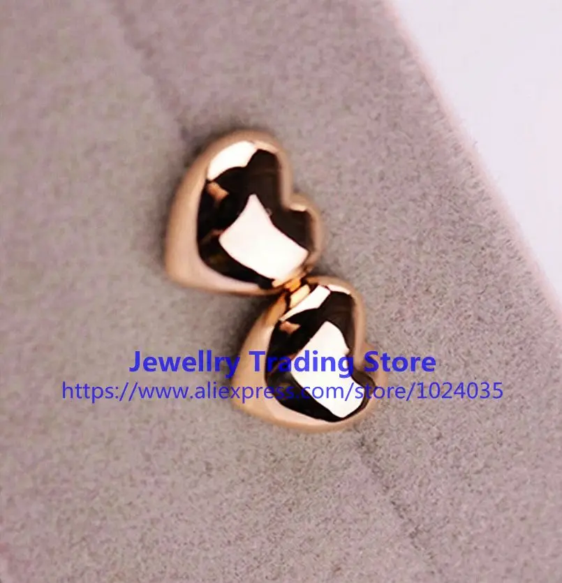 300 Par/lote venda quente mulheres coração brincos graciosa lady moda