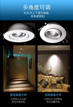 

Ultra thin led clothing store corridor embeded spotlight