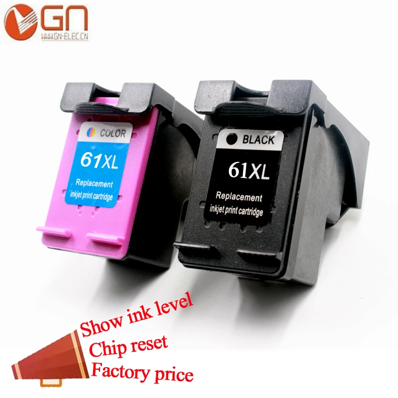 

GN 61XL for HP 61xl 61XL ink cartridges For HP OFFICEJET 2620 2621 4630 4632 4634 4635 DESKJET 1000 1010 1050 printer