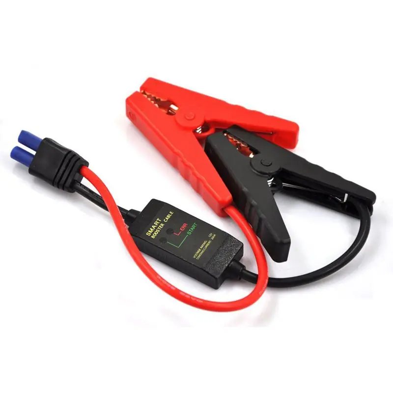 

200A Smart Fully Protected 14 inch Intelligent EC5 Connector Emergency Alligator Clamp for 12V Jump Starter Battery Pack