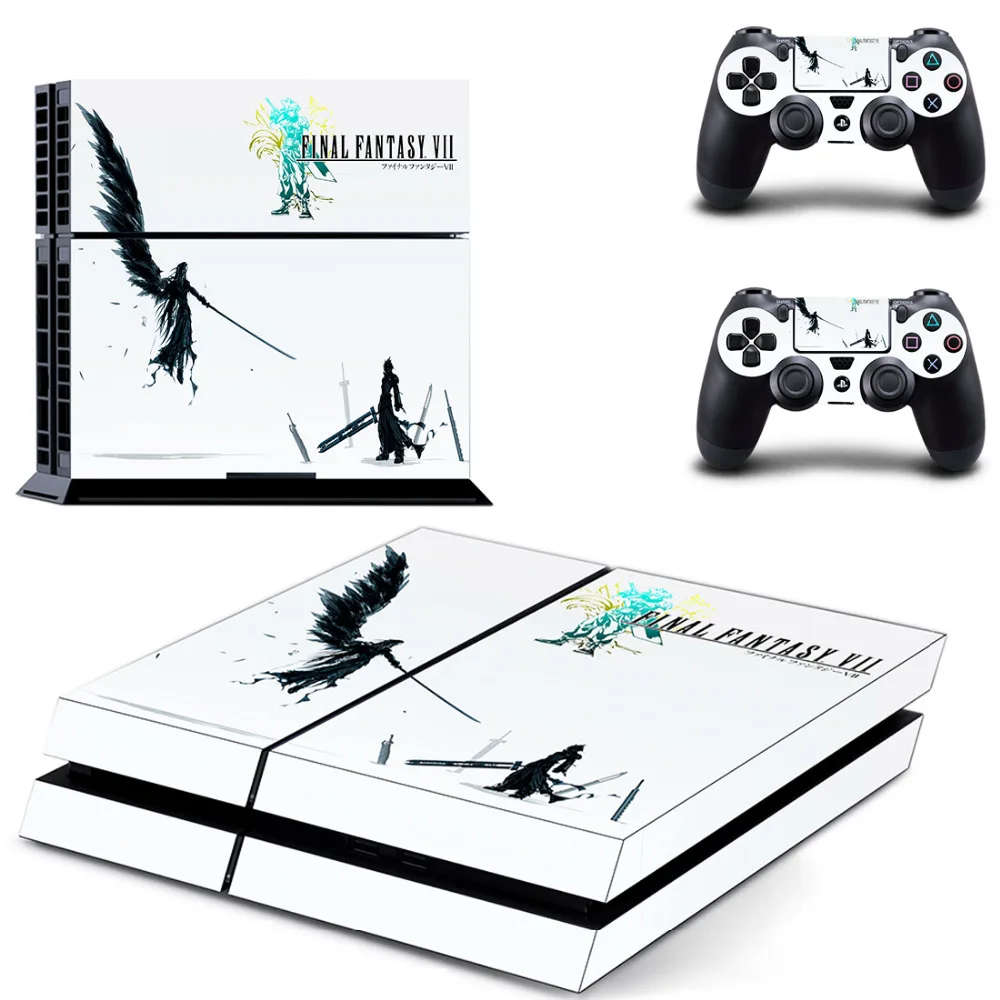 

Game Final Fantasy PS4 Skin Sticker Decal for Sony PlayStation 4 Console and 2 controller skins PS4 Stickers Vinyl Accessory